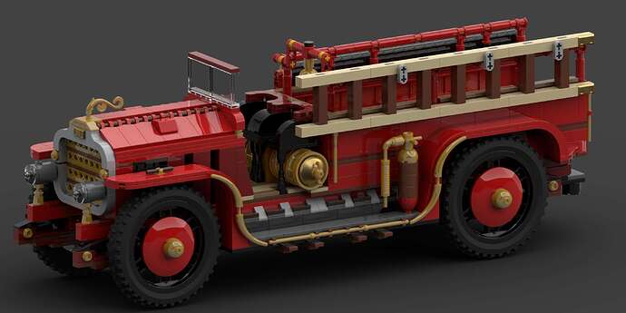 BL-19002 - Antique Fire Engine
