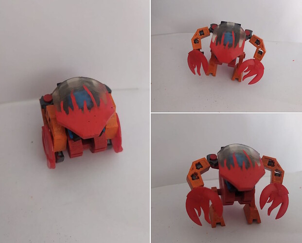 Bohrok figurane kan rulle saman til ein ball